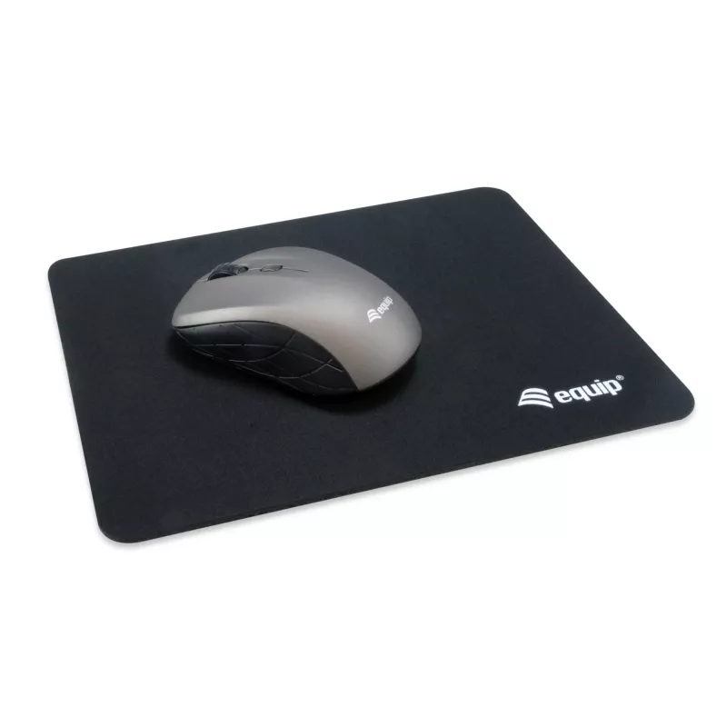 Equip Mini Optische Funkmaus, Beidhändig, Optisch, RF Wireless, 1600 DPI, Grau
