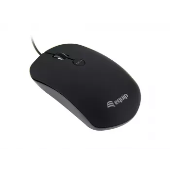 Equip USB Comfort Maus, beidhändig, optisch, USB Type-A, 1600 DPI, schwarz