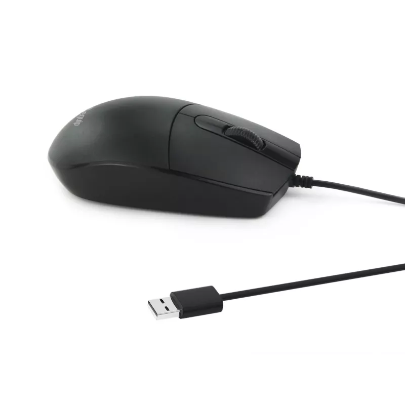 Equip USB Silent Maus, beidhändig, Optisch, USB Typ-A, 1200 DPI, Schwarz