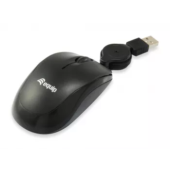 Equip 245103 Maus Reise Beidhändig USB Typ-A Optisch 1000 DPI