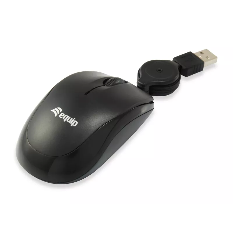 Equip 245103 Maus Reise Beidhändig USB Typ-A Optisch 1000 DPI
