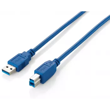 USB-3.0-Kabel Typ A auf Typ B Equip 128291 1,0 m blau
