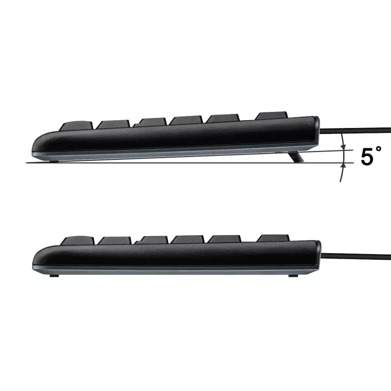 Equip 245213 Tastatur Büro USB QWERTY Italienisch Schwarz