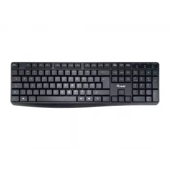 Equip kabelgebundene USB-Tastatur, US/Internationales Layout (QWERTY), Full-Size (100%), Kabelgebunden, USB, QWERTY, Schwarz