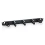 Equip 19 Zoll Rack-Montage Kabelmanagement-Panel, Schwarz (RAL 9005)
