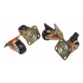 Lenkrollen Equip EZW-2 Schwarz 60mm für Flex-Schränke