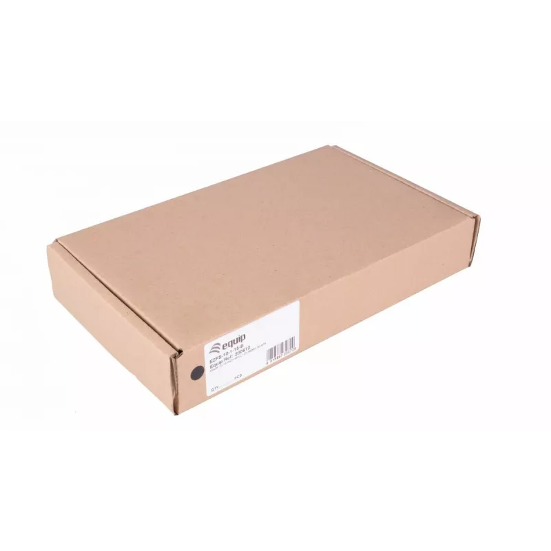 Equip Fixed Shelf 10', 1U, 150MM, Schwarz