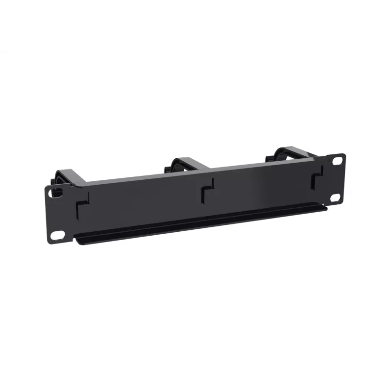 Equip 10 Zoll Kabelmanagement-Panel, 1U, Schwarz