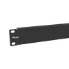 Blank Panel Equip 10 Zoll 1U Schwarz Stahl 25,4 mm Breite
