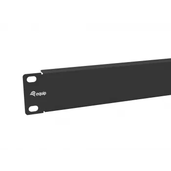 Blank Panel Equip 10 Zoll 1U Schwarz Stahl 25,4 mm Breite
