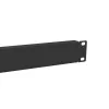 Blank Panel Equip 10 Zoll 1U Schwarz Stahl 25,4 mm Breite