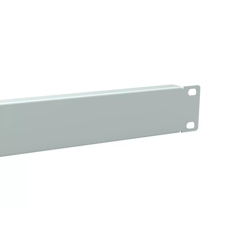 Blindpanel Equip 10 Zoll 1U Hellgrau Stahl 25,4 mm