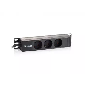 Equip 3-fach deutsche Stromverteilereinheit, 10 Zoll