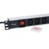 Equip 333310 Power Distribution Unit (PDU) 8 AC-Ausgänge 1U schwarz