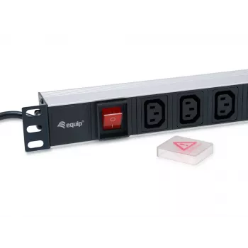 Equip 333310 Power Distribution Unit (PDU) 8 AC-Ausgänge 1U schwarz