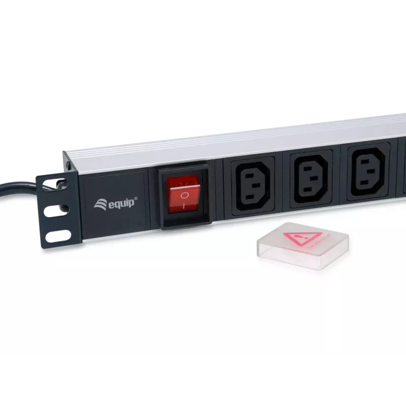 Equip 333310 Power Distribution Unit (PDU) 8 AC-Ausgänge 1U schwarz