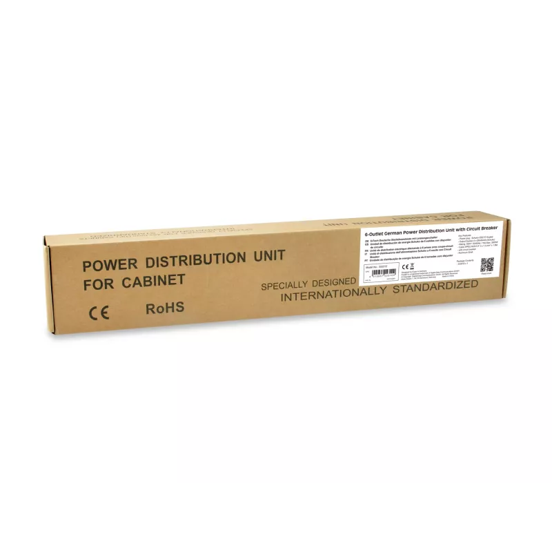 Equip 333312 Stromverteilungseinheit (PDU) 6 AC-Steckdosen 1U schwarz
