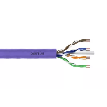 DIGITUS Installationskabel - CAT6 - U/UTP - AWG 23/1 - 305m - Violett