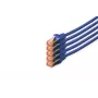 DIGITUS Patchkabel - CAT6 - S/FTP - Snagless - Cu - 10m - blau - 5er-Pack