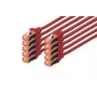 DIGITUS Patchkabel - CAT6 - S/FTP - Snagless - Cu - 3m - rot - 10er-Pack