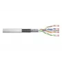 Netzwerkkabel Digitus CAT 6 SF/UTP verdrilltes Patchkabel Rohware 100m Grau
