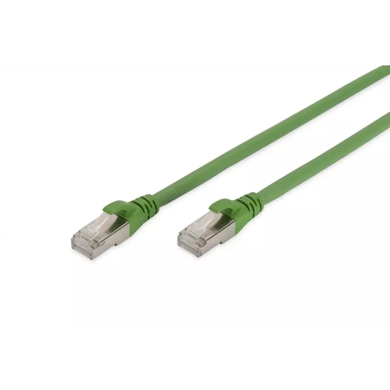 DIGITUS Patchkabel - CAT6a - S/FTP - vergossen - 5m - Grün