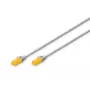 Netzwerkkabel Digitus CAT 6A U/UTP schlank Patchkabel RJ-45 Cat6a 1m Grau