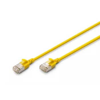DIGITUS schlank-Patchkabel – CAT6A – F-FTP – 5 m – Gelb