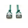 DIGITUS schlank Patchkabel - CAT6A - F-FTP - 2m - Grün