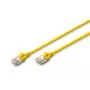 DIGITUS schlank Patchkabel - CAT6A - F-FTP - 30 cm - Gelb