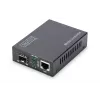 DIGITUS Medienkonverter, SFP 10/100/1000Base-T zu SFP Open Slot, inkl. Netzteil Ohne SFP-Modul