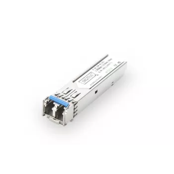 DIGITUS 1,25 Gbit/s SFP-Modul, bis zu 20 km Singlemode, LC-Duplex-Stecker 1000Base-LX, 1310 nm