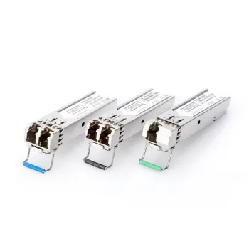DIGITUS 1,25 Gbit/s SFP-Modul, bis zu 20 km Singlemode, LC-Duplex-Stecker 1000Base-LX, 1310 nm