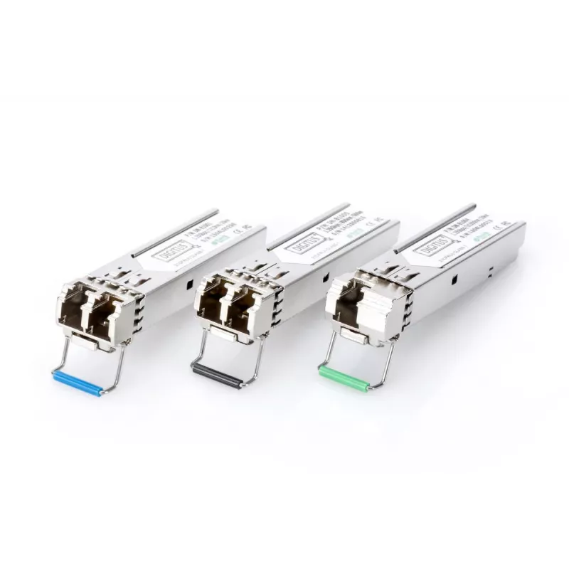 DIGITUS 1,25 Gbit/s SFP-Modul, bis zu 20 km Singlemode, LC-Duplex-Stecker 1000Base-LX, 1310 nm