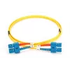 DIGITUS Glasfaser-Patchkabel, SC auf SC OS2, Singlemode 09/125 µm, Duplex, Länge 1 m