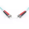 DIGITUS Glasfaser-Patchkabel, ST auf ST Multimode 50/125 µ, Duplex Länge 5 m Klasse OM3