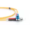 DIGITUS Glasfaser-Patchkabel, LC auf ST OS2, Singlemode 9/125 µm, Duplex, Länge 3 m