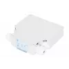 DIGITUS DIN-Schienen-Spleißbox für 6x SC//DX-Kupplungen, Farbe grau