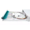 DIGITUS Glasfaser-Spleißbox, 1HE, bestückt mit 12x LC-Duplex, inkl. M25-Schrauben, Spleißkassette OM3, farbige Pigtails, Adapter