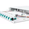 DIGITUS Glasfaser-Spleißbox, 1HE, bestückt mit 12x LC-Duplex, inkl. M25-Schrauben, Spleißkassette OM3, farbige Pigtails, Adapter