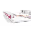 DIGITUS Glasfaser-Einschub-Spleißbox, 1HE, Bestückt 6x LC-Duplex, inkl. M 25 Schraube, Spleißkassette OM4 Farbige Pigtails, Adapter