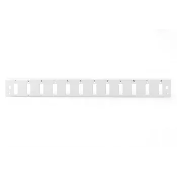 DIGITUS Fo Front Panel Quick Lock 12x Sc Dx Vertically Grau