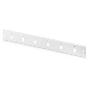 DIGITUS Fo-Frontplatte Quick Lock 6x SC SX LC DX vertikal grau