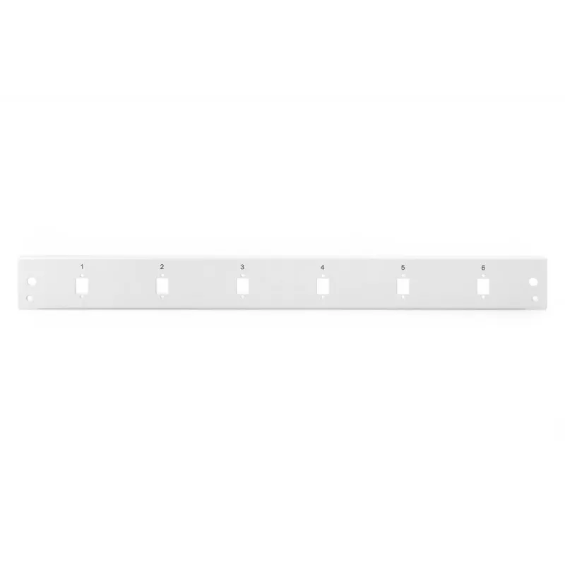 DIGITUS Fo-Frontplatte Quick Lock 6x SC SX LC DX vertikal grau