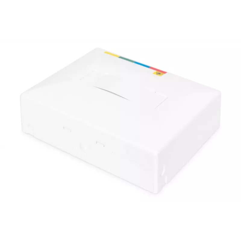 DIGITUS FTTH-Gehäuse, mit 4x SC (APC) SX-Adapteroberfläche und Hutschienenmontage
