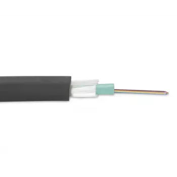 DIGITUS OM3 12 Fasern, Indoor/Outdoor,AI-DQ(ZN)BH12G50/125µ Multimode, schwarz Länge ab 1m