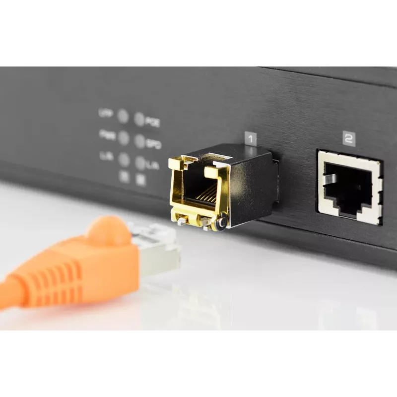 DIGITUS 1,25 Gbps Kupfer-SFP-Modul RJ45 HP-kompatibel 1000 Mbit bis zu 100 m