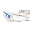 DIGITUS Glasfaser-Spleißbox LC OS2 1U 6xLC-DX mit Kassette, Pigtails und Kopplern
