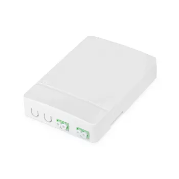 DIGITUS FTTH Anschlussdose, mit 2x LC(APC) DX Adapter, Aufputzmontage