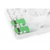 DIGITUS FTTH Anschlussdose, mit 2x LC(APC) DX Adapter, Aufputzmontage
